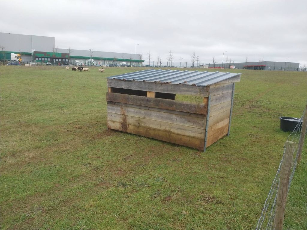 abri pour animaux écopaturage